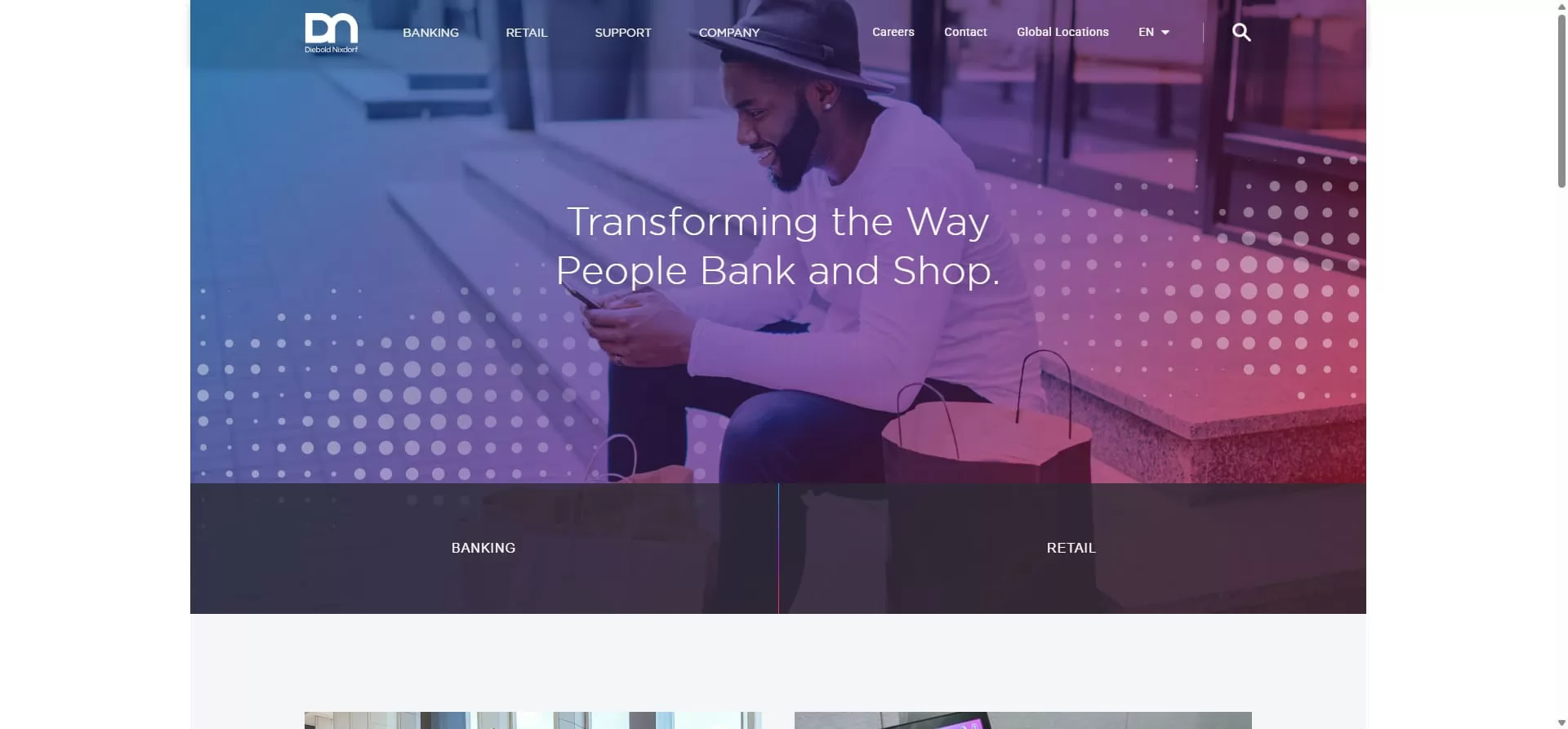 Diebold Nixdorf kiosks